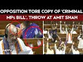 Amit Shah In Lok Sabha | Showdown Over Criminal MPs Bill, Opposition Throws Paper At Amit Shah