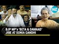 Faceoff in Lok Sabha: BJP MP Takes Dig at Sonia Gandhi, Sparks Controversy