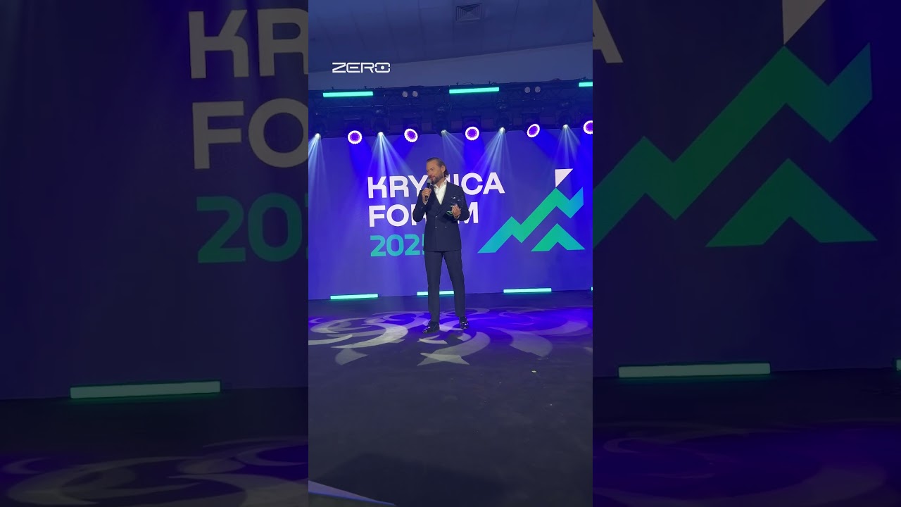 KRZYSZTOF STANOWSKI ODBIERA NAGRODĘ I PRZEMAWIA NA KRYNICA FORUM 2025
