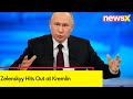 Zelenskyy Hits Out at Kremlin | Calls Putin a scum for linking the Attack to Kyiv