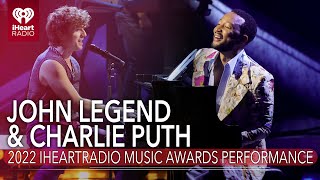 Charlie Puth & John Legend Performs At The 2022 iHeartRadio Music Awards