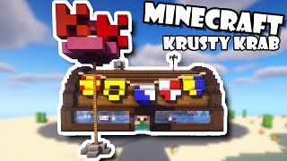 I Built The BEST Krusty Krab In Minecraft!!