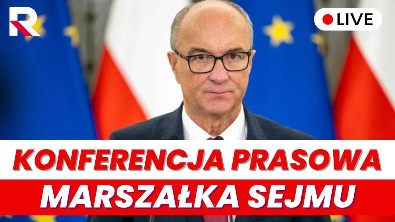 🔴 NA ŻYWO: Konferencja prasowa Marszałka Sejmu RP Włodzimierza Czarzastego🔴