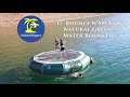 Island Hopper 17' Bounce-N-Splash Water Bouncer, Natural Green