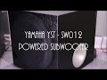 Yamaha YST-SW012 100W Subwoofer ( Bass & sound TEST )
