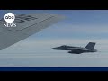 Navy pilot rescued after F-18 crash during training flight off Virginia coast