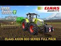 Claas Axion 800 Series Full Pack v1.0.0