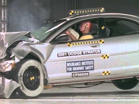 Teste de Crash de Vídeo Dodge Stratus 2001 - 2005
