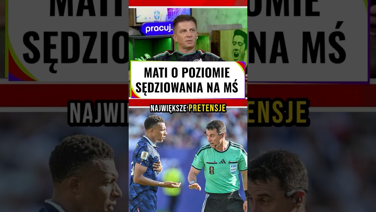 Borek o pracy sędziego w meczu paragwaj - francja #shorts