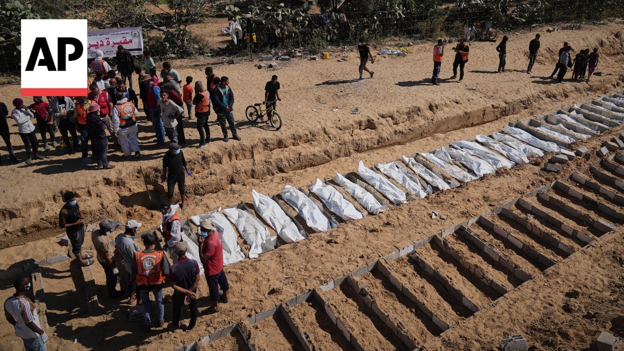 Bodies of 41 Palestinians buried in Gaza after being handed over by Israel