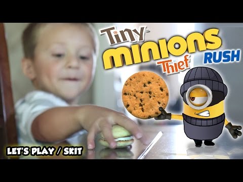 My MINION is a TINY THIEF! (FGTEEV GAMEPLAY / SKIT w/ Despicable Me Minions Rush)