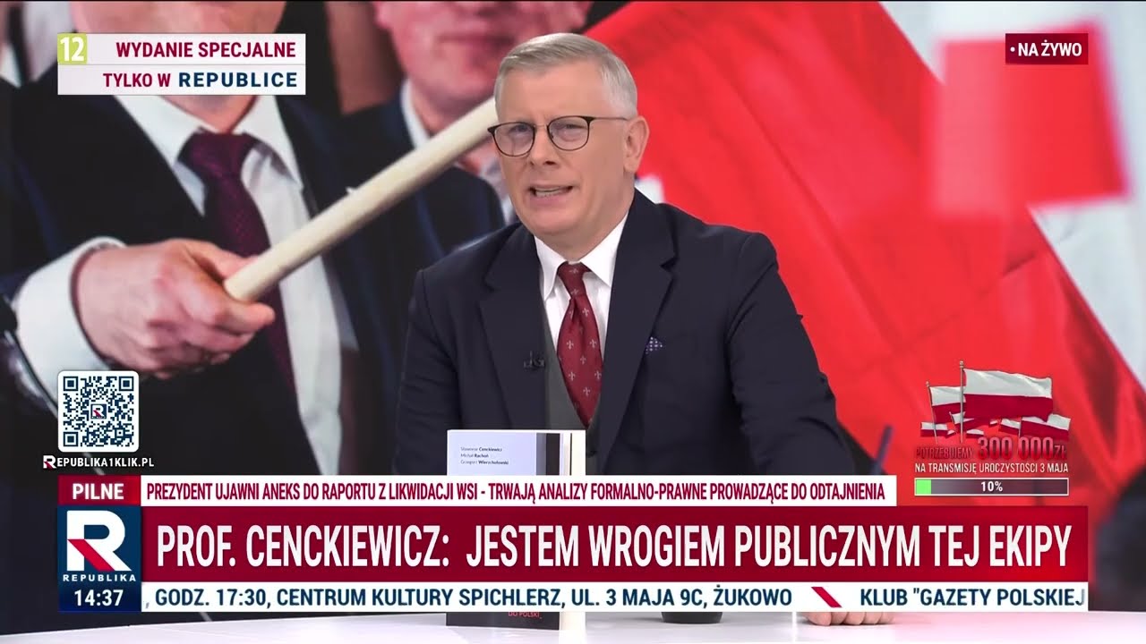 Cenckiewicz przerywa milczenie: "Prorosyjskość Tuska jest przerażająca!"