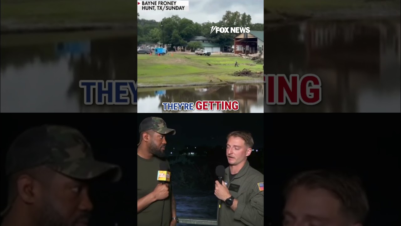 'I WAS NERVOUS': Coast Guard rescue hero gives chilling account of floodwaters #shorts #disaster