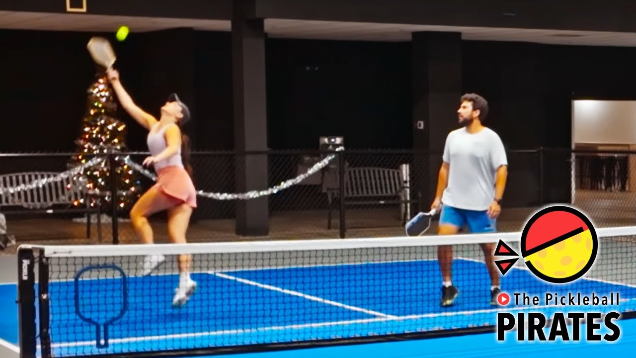 All Lobs, No Drive: 4.5+ Mixed vs 5.0 Men's Pickleball