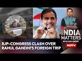 Vacation Politics: BJP-Congress Clash Over Rahul Gandhis Foreign Trip