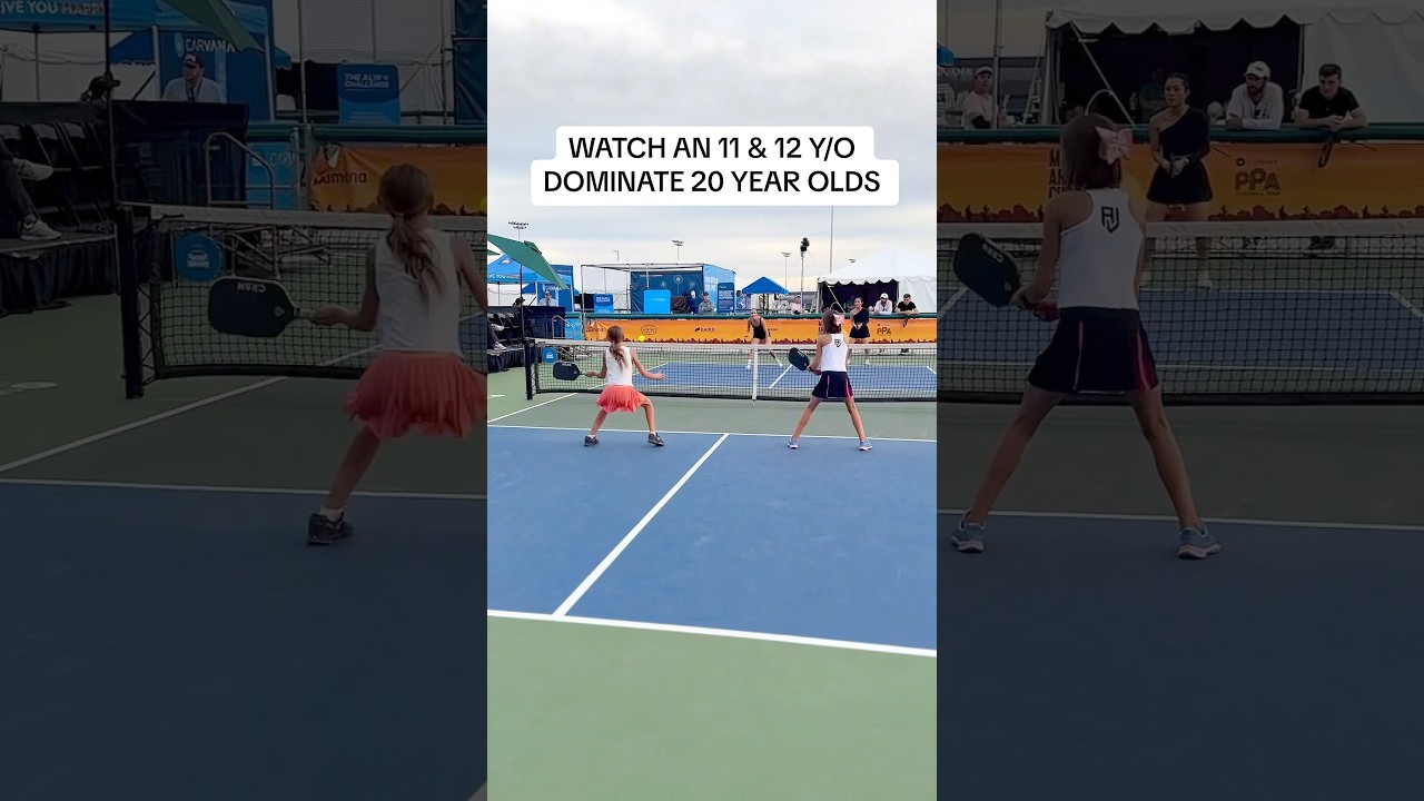 11 & 12 year old dominate 20 year olds 💪🏼👧🏻