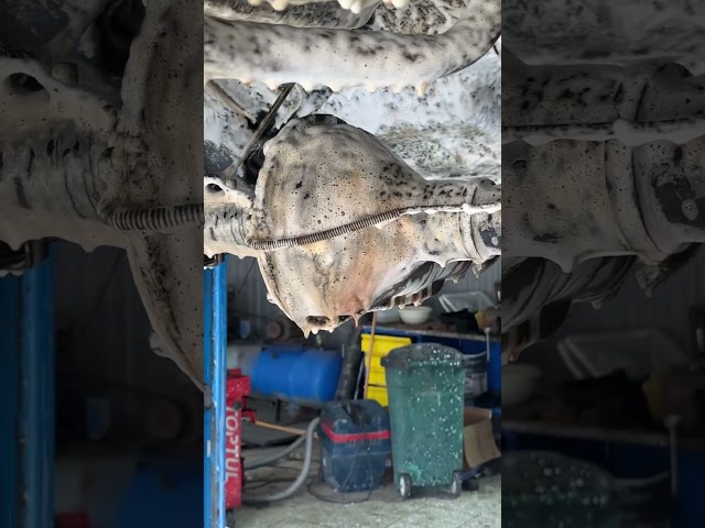 Первая мойка днища 60ти летней Волги😱