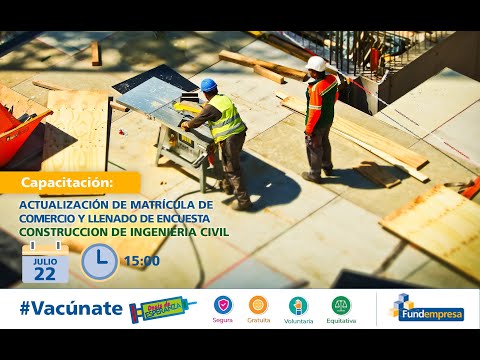 Actualización de Matrícula de Comercio - CONSTRUCCIÓN/OBRAS DE INGENIERIA CIVIL