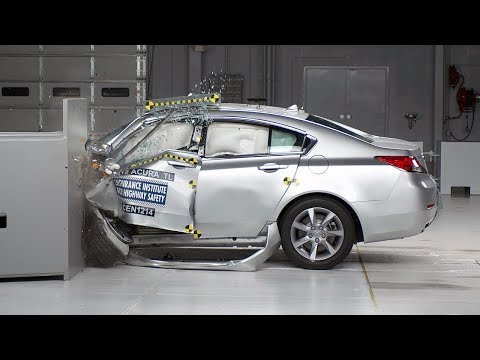 Видео краш-теста Acura Tl с 2008 года
