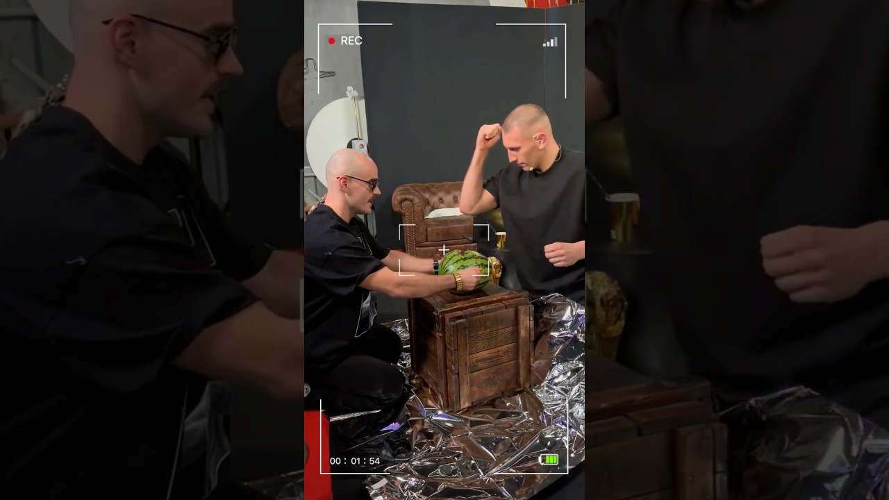 Robert ruchała i arbuz challenge! #shorts