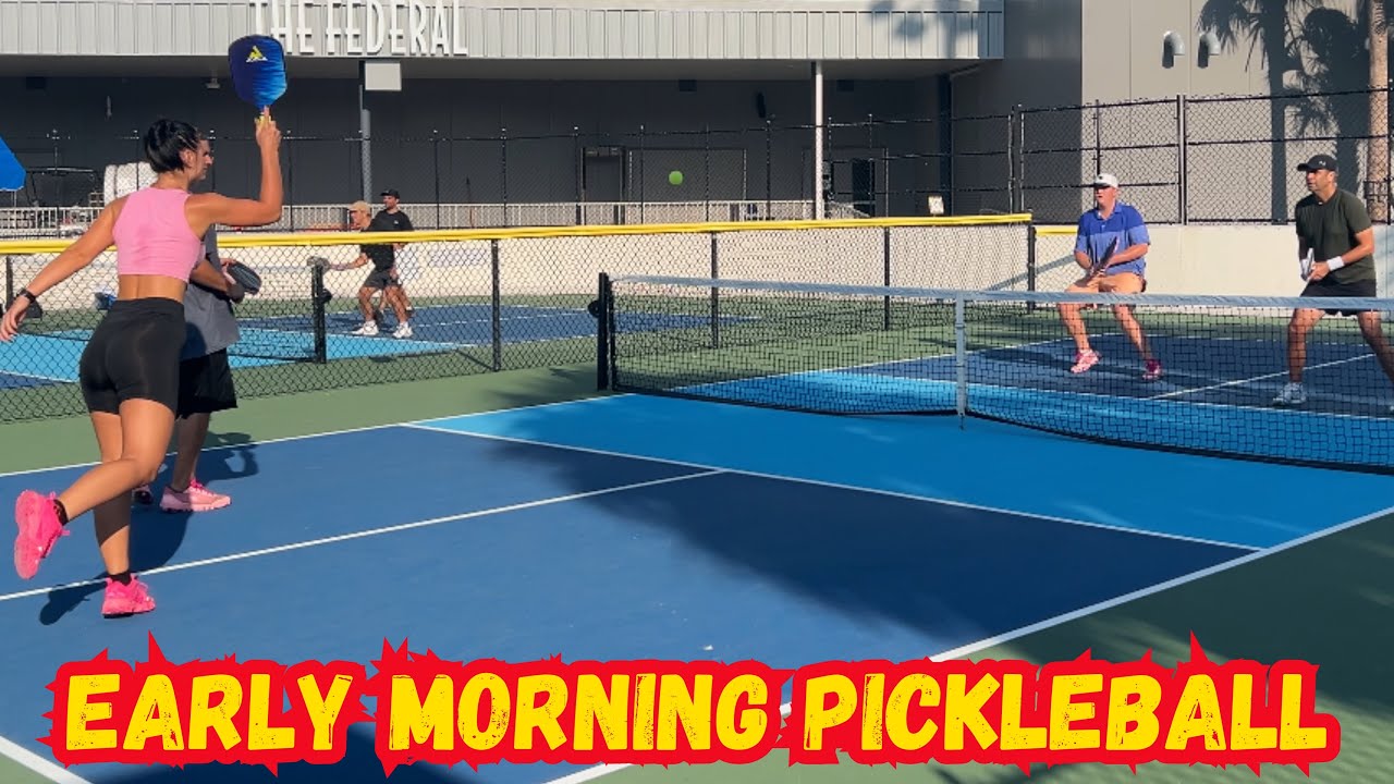 Early Morning Pickleball | Holiday Park Fort Lauderdale