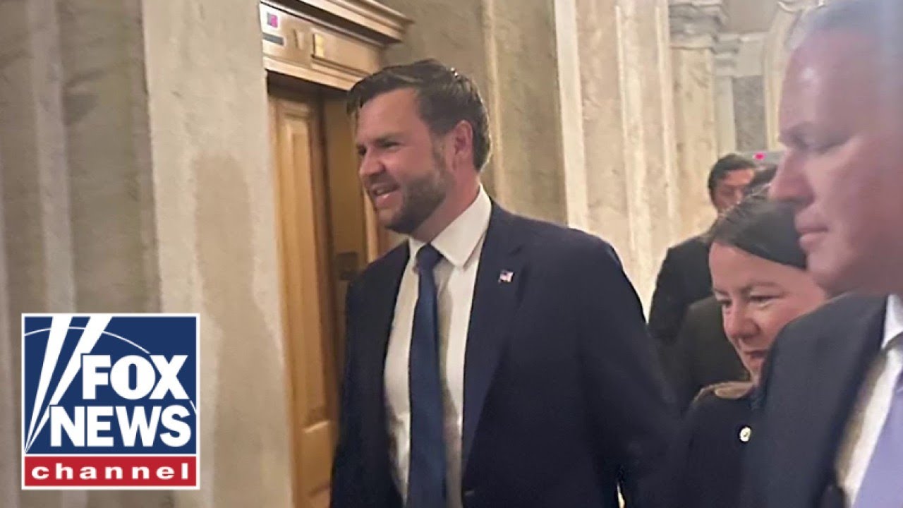 VP Vance arrives at Capitol Hill prepared to cast tie-breaking vote on Trump megabill