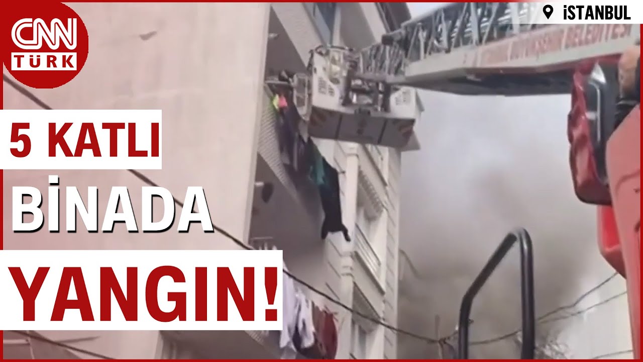 Esenyurt'ta Yangın! Binada Kurtarma Çalışmaları Başladı | CNN TÜRK