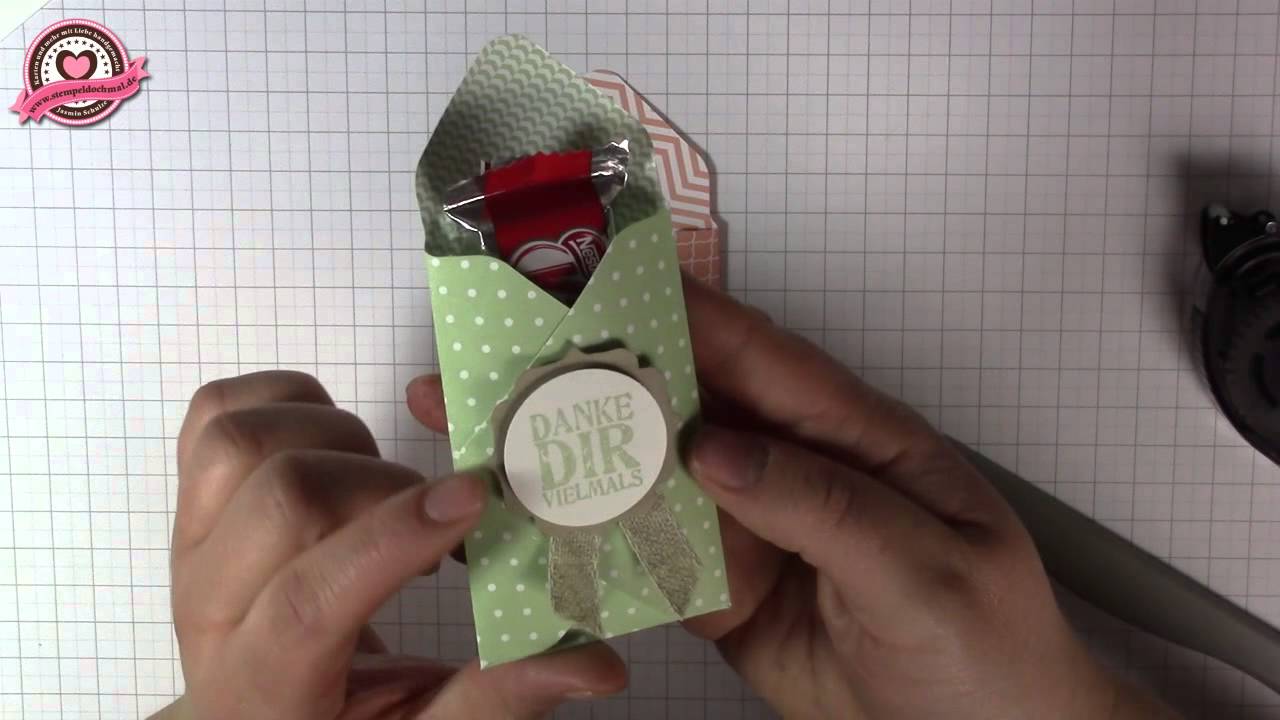 Tutorial Verpackung Mit Der Stanztafel Für Briefumschläge Von Stampin Up Envelope Punch 3483