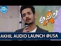 Akhil Movie Audio Launch Stills at USA - Akhil Akkineni, VV Vinayak