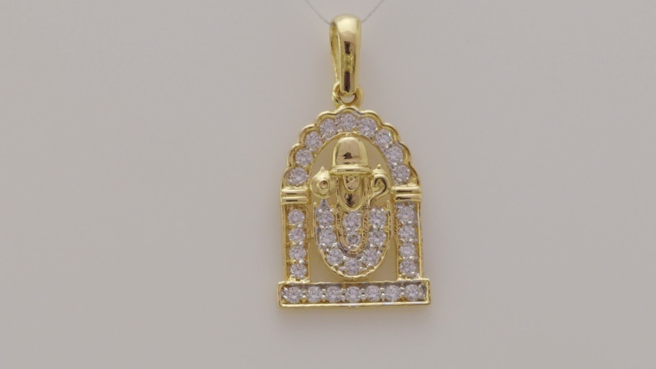 Blissful Balaji Diamond Pendant