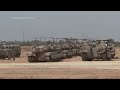 Israel amasses dozens of tanks, armored vehicles along border with southern Gaza Strip  - 01:01 min - News - Video