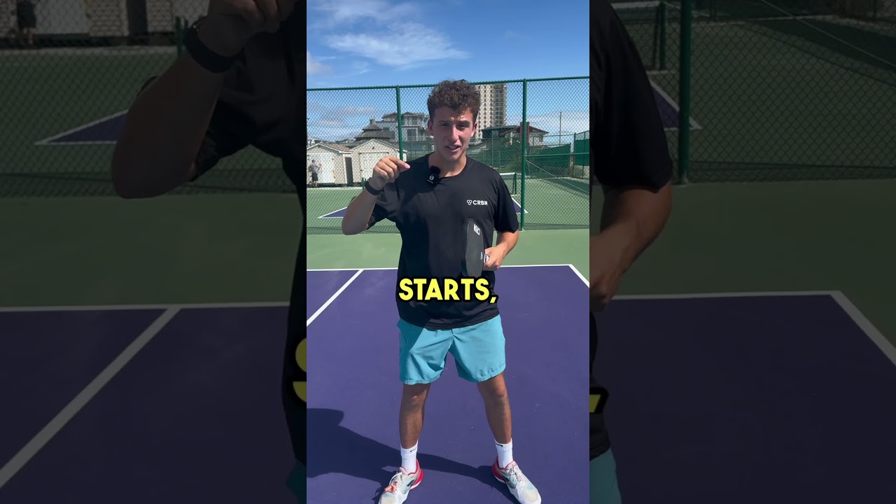 Playing Against Opponents Your Intimidated By? #pickleball #pickleballtips #shorts