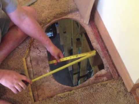 How to fix a hole in the floor - subfloor repair DIY - YouTube home furnace wiring 
