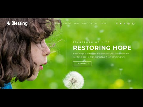 video Blessing WordPress Theme