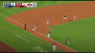 Yankees double play of the year against the Nationals - August 28 2024