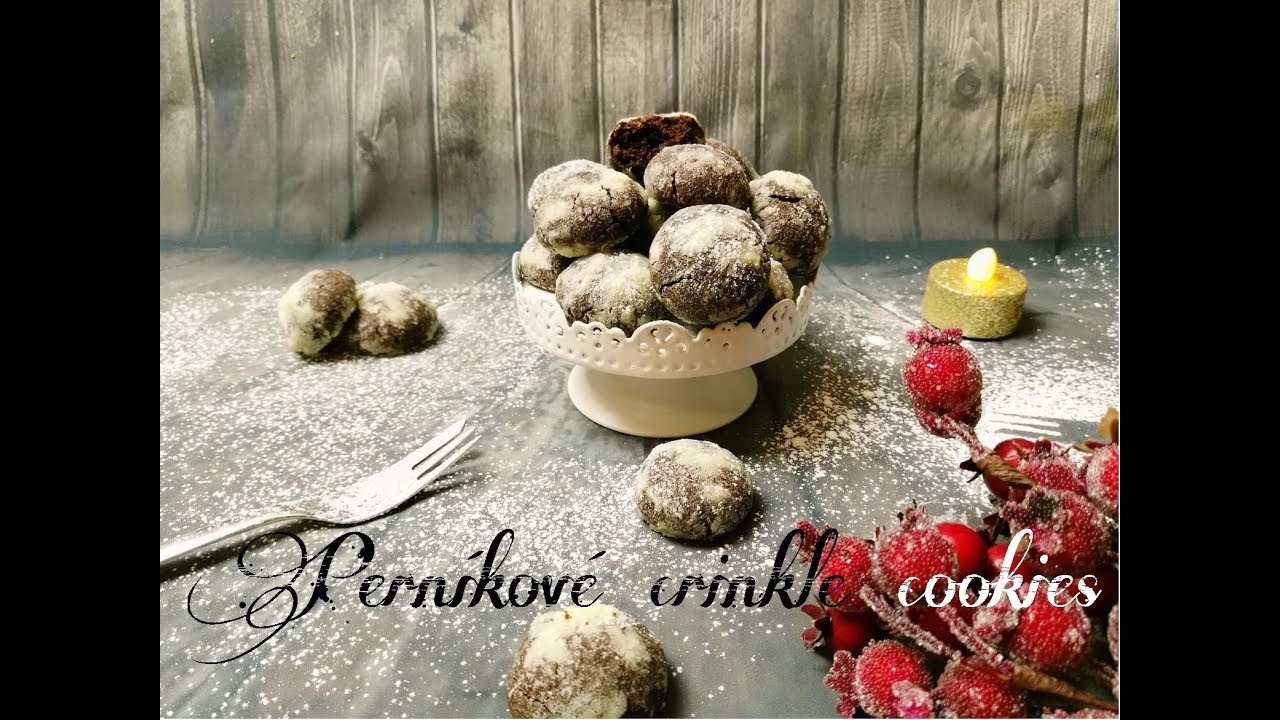 Perníkové crinkle cookies | ❄ Vánoční edice ❄ | CZ/SK HD recipe
