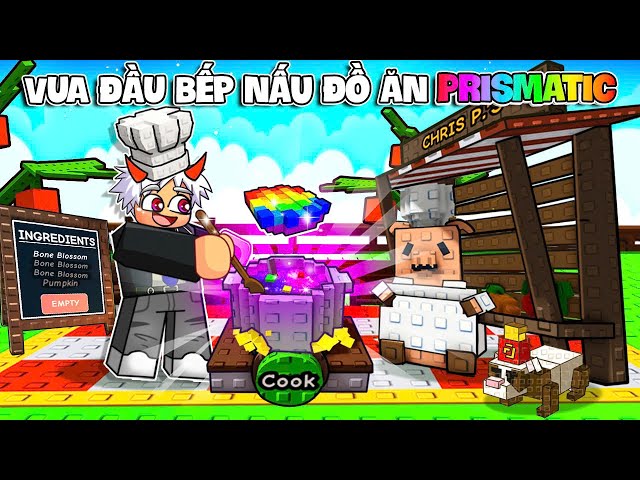 BI HUỲNH VUA ĐẦU BẾP PHÁ ĐẢO UPDATE COOKING VỚI CÔNG THỨC SIÊU CẤP TRONG GROW A GARDEN