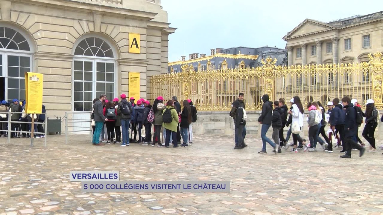 Yvelines | Versailles : 5 000 collégiens visitent le château