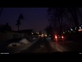 Запись автомобильного видеорегистратора  BlackSys CF 100 GPS 2CH, ночная  съемка тыловой камерой