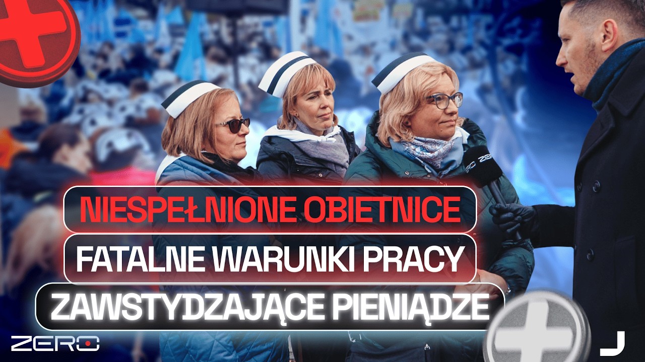 PIELĘGNIARKI WYSZŁY NA ULICE. WALCZĄ O GODNOŚĆ I PIENIĄDZE. RZĄD UMYWA RĘCE