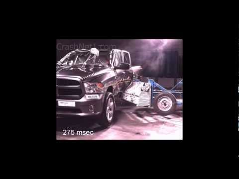 Видео краш-теста Dodge Ram 1500 2008 - 2009