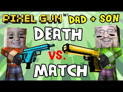 Pixel Gun W/ Dad & Son: Captain America Is O.P.! / Mike's 