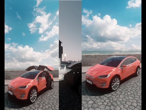 Tesla  Model X Animation Doors And Electric Motor Sound v2.0