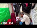 Woman and newborn in Gaza displaced as Israel-Hamas war continues