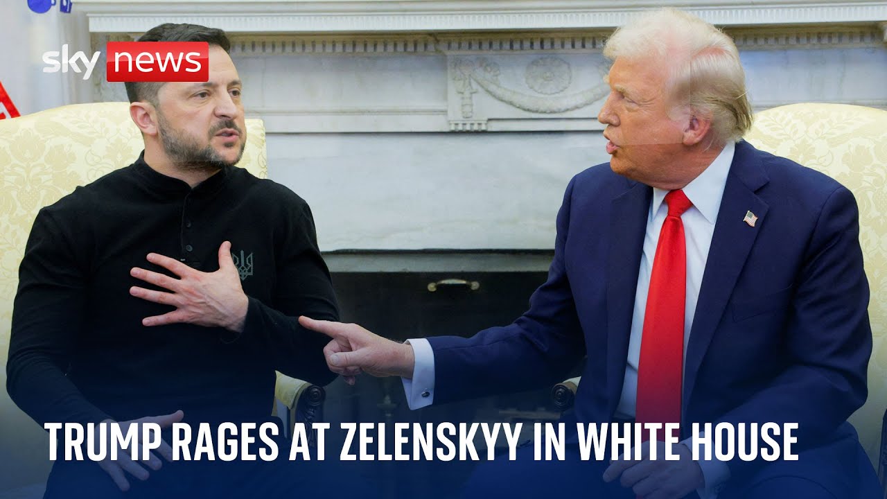 BREAKING: Trump rages at 'disrespectful' Zelenskyy as White House meeting descends into chaos