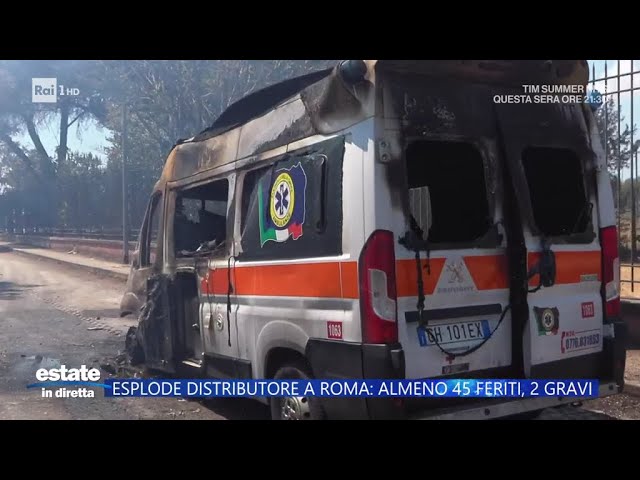 Esplosione a Roma, la testimonianza dei Vigili del fuoco - Estate in Diretta 04/07/2025