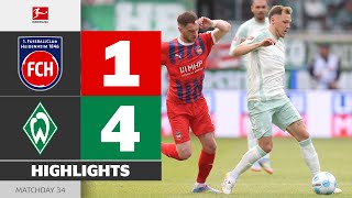 HEIDENHEIM — WERDER BREMEN | Highlights | Matchday 34 – Bundesliga 2024/25
