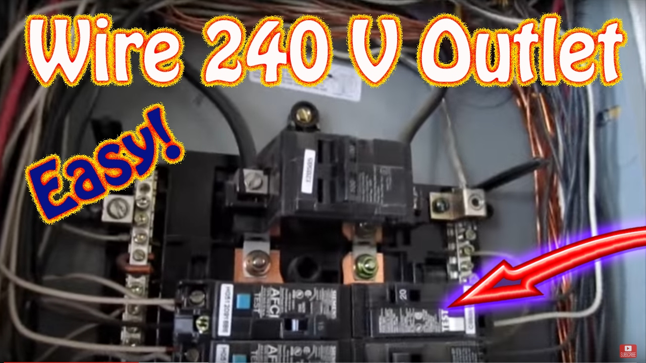 How To Wire A 240 Volt Outlet DIY Install A 220 Volt Outlet NEMA 6 