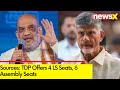 Sources: TDP Offers 4 LS Seats, 6 Assembly Seats | Sources: Consensus On Alliance In Andhra | NewsX