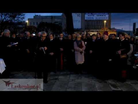 Otwarcie Placu 11. Listopada w jubileusz Odzyskania Niepodległości - przywitanie gości